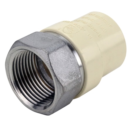 1/2 In. X 1/2 In. CPVC CTS Slip Stainless Steel FPT Adapter